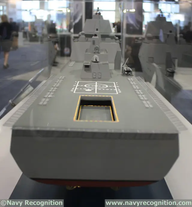 At the Sea-Air-Space 2014 Exposition, Huntington Ingalls Industries has on display its Ballistic Missile Defense (BMD) concept ship. Based on the "Flight II" variant of the San Antonio LPD class, the BMD ship is Ingalls Industries vision of a surface platform dedicated to BMD missions. A single BMD ship could replace and accomplish ballistic missile defense missions of several Burke class destroyers allowing them to conduct their "traditional" missions.