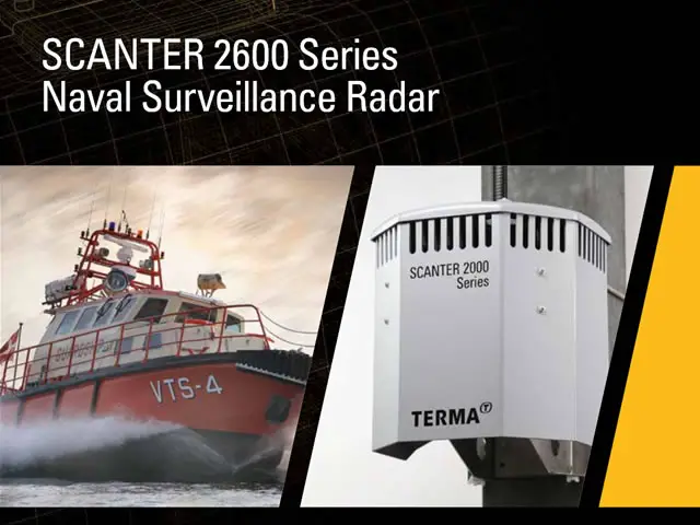 Terma will introduce their latest naval surveillance radar product, the SCANTER 2600, at the Surface Navy Association’s (SNA) National Symposium in Arlington, VA on 12-14 January 2016.