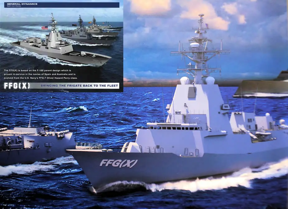 FFG X frigate contenders GD BIW Navantia F 100 1 SNA 2018