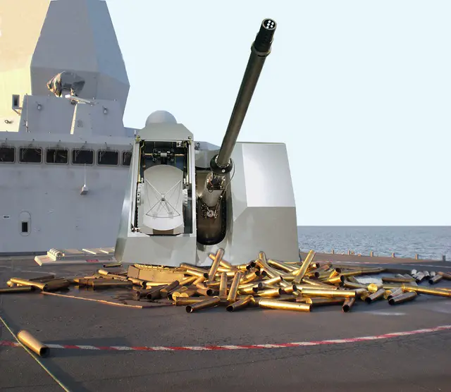The first lot of DART/STRALES 76mm guided ammunition, produced by OTO Melara, was successfully tested at the end of March. The firing trials were conducted on board one of the Italian Navy’s ships equipped with Strales 76mm SR and Selex NA25 fire control system.