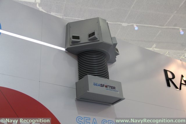 Israelian company Rafael today presents at Euronaval 2014 exhibition in Paris its new Sea Spotter, a an advanced Naval IRST system that will enable a naval vessel to automatically locate and pinpoint threats and targets located around it without being exposed to enemy systems. 