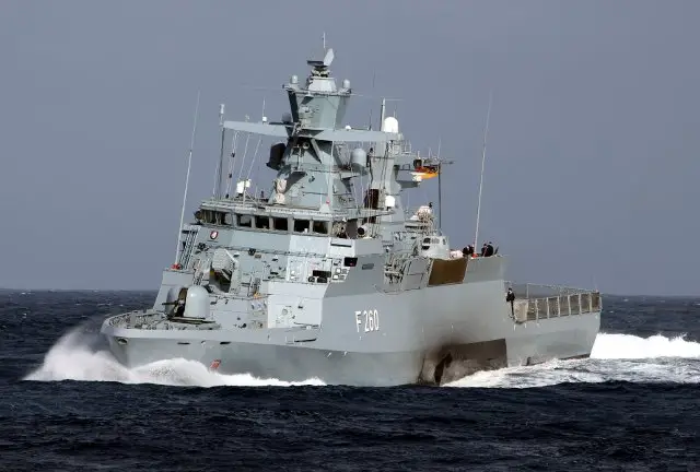 The German Navy has authorized on 3 June 2016 the use of the surface-to-surface Saab RBS-15 Mk3 missiles aboard the K130-class corvettes. This type of missiles will give the Marine the capability to engage land targets from the sea.