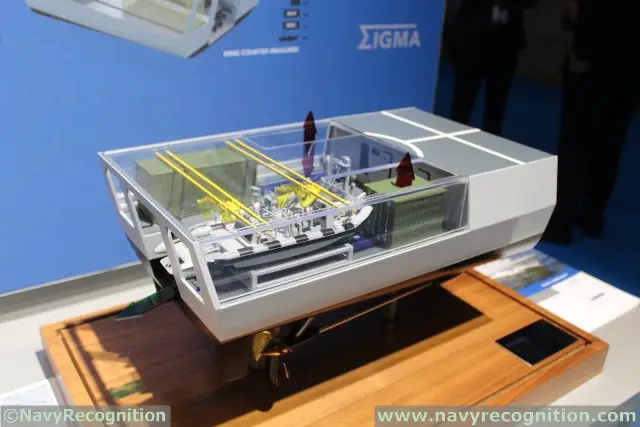 DAMEN showcases its SIGMA Multi Mission Bay concept during UDT 2015