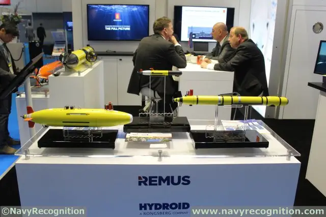 KONGSBERG is showcasing REMUS AUVs family during UDT 2015