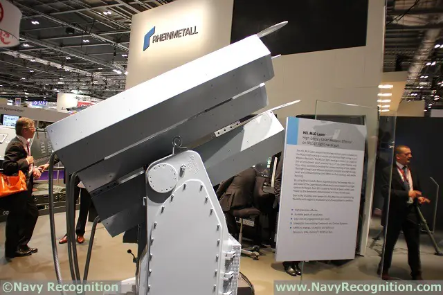 torre Habitual Gran cantidad Rheinmetall Unveils the High-Energy Laser HEL MLG for Naval Air Defence at  DSEI 2015