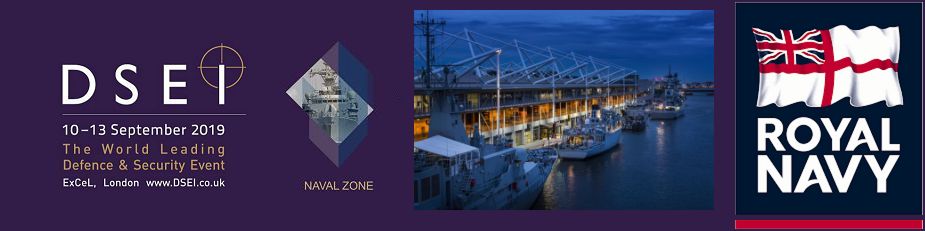 DSEI 2019 Naval Zone defense maritime exhibition London United Kingdom News Show Daily banner 925 001